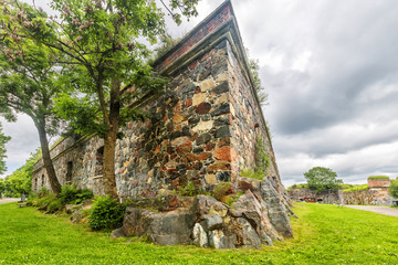 Suomenlinna  or Sveaborg fortress. Helsinki. Finland