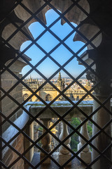 View of Seville from the Giralda Cathedral tower. Seville (Sevilla), Andalusia, Southern Spain.
