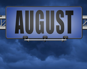 August summer month
