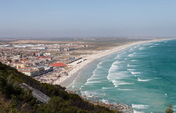 A view of Muizenberg, Cape Town from Boyes Drive