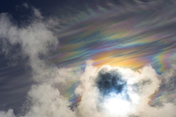 Obraz premium 色鮮やかな雲