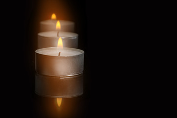 candle reflection