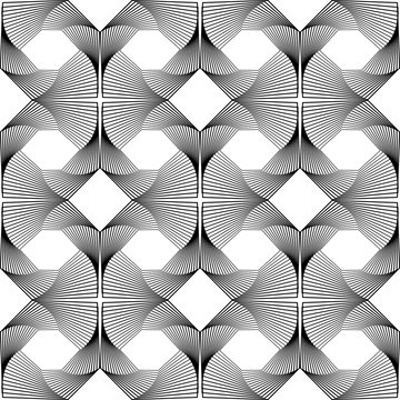 Design seamless monochrome decorative pattern © amicabel