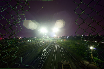 夜の線路