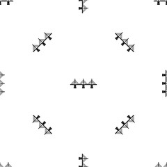 Bridge pattern seamless black