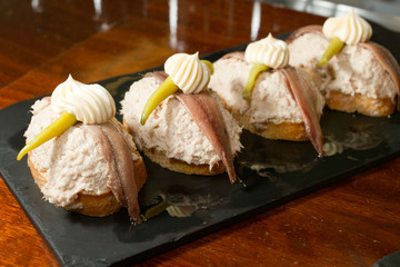 Spanish tapas of the Basque country