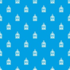 Big sale tag pattern seamless blue