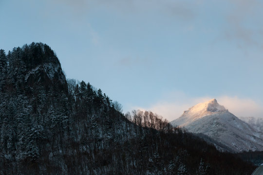 Korudake mountain on vinter