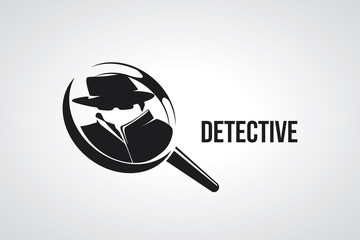 Detective agent icon. Vector illustration