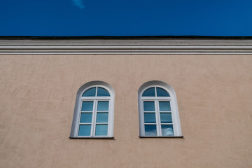 Two arched windows