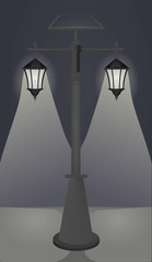 Street light. vector illustration
