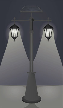 Street light. vector illustration