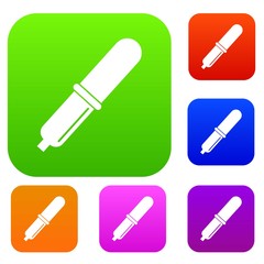 Pipette set color collection