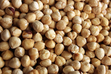 Hazelnuts Background