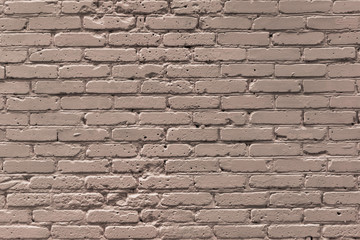 Old painted brick wall - background, texture, copy-paste
