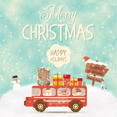 Merry Christmas Greeting Card