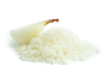 Zwiebel kleingeschnitten