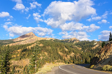 Diamond Peak along the Lassen Volcanic National Park Highway