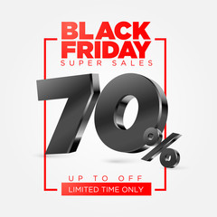 Black friday 3d numbers, sales and discounts