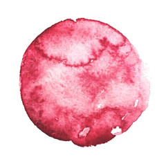 Burgungy watercolor stain