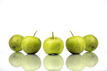 green apples