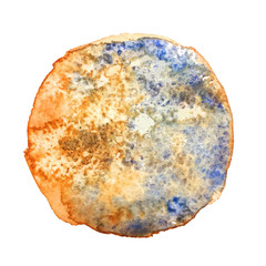 Colorful watercolor stain