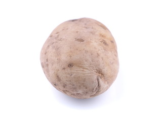 Fototapeta premium potatoes on a white background