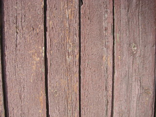 Vintage wood background with peeling paint.