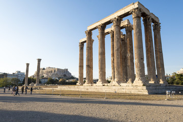 Obraz premium temple of zeus in athens