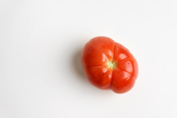 tomato on white background
