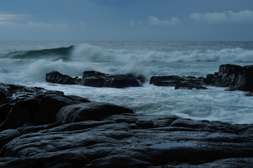A seascape taken at Amanzimtoti, Kwa-Zulu Natal, South Africa