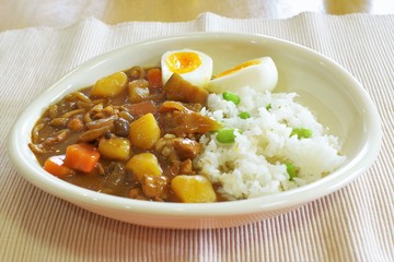 豆ゴハンのカレーライス