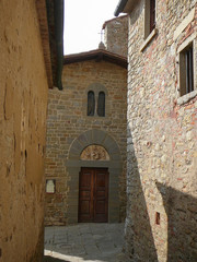 Fototapeta na wymiar Gargonza in Monte San Savino