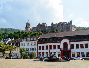 Gothic-Renaissance palace in Heidelberg, Germany © Ewa Cieszyńska