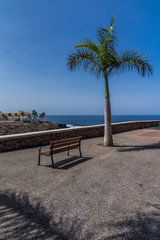 Strandpromenade an der Südküste Teneriffas