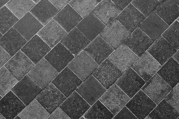 Fototapeta premium Horizontal Texture of The Gray Slate Footpath
