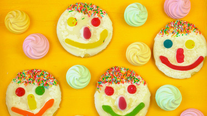 Pop Art Colourful Donuts and Bakery Goodies