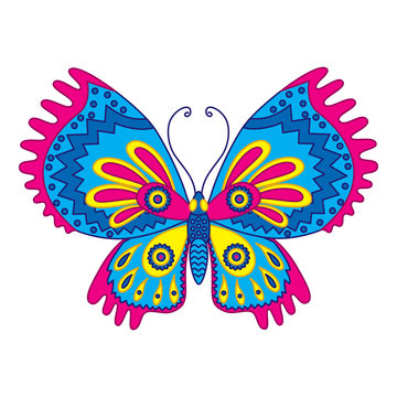 Vector Colorful Butterfly