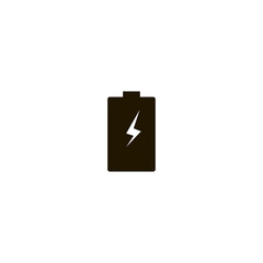 battery icon. flat design