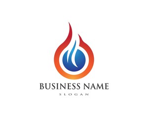 Fire flame Logo Template