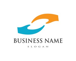 Fototapeta premium Hand Care Logo Template