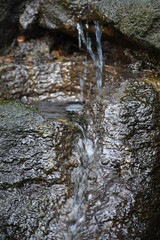 Waterfall over rocks