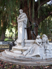  Gustavo Adolfo Becquer monument in Seville