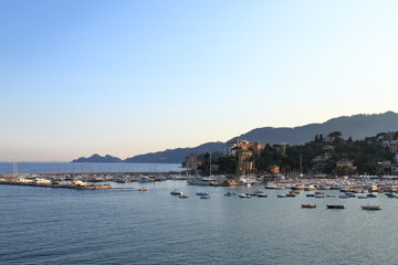 Fototapeta premium Rapallo Harbor - Italy