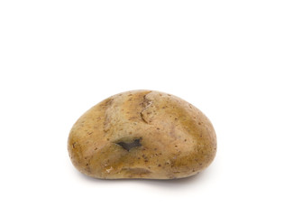 Fototapeta premium Stone on a White Background