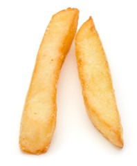 French Fried Potatoes isolated on white background