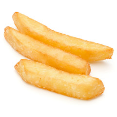 Naklejka na ściany i meble French Fried Potatoes isolated on white background