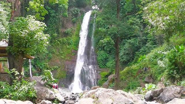  Git waterfall. Bali island. Indonesia.