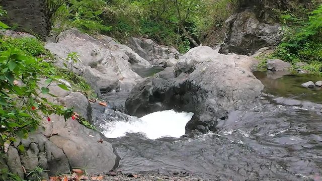 Git Git waterfall. Bali island. Indonesia.