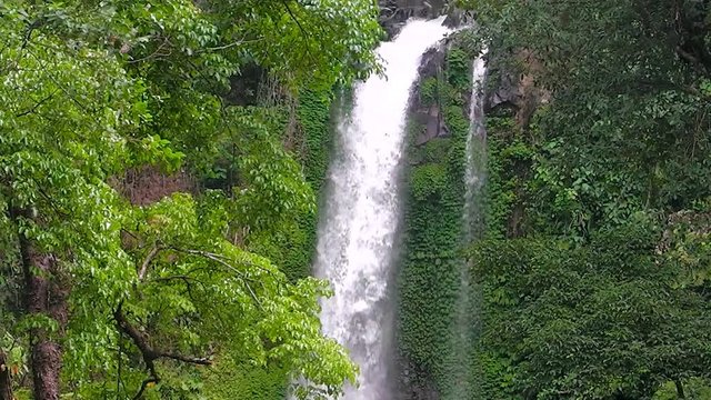 Git Git waterfall. Bali island. Indonesia.